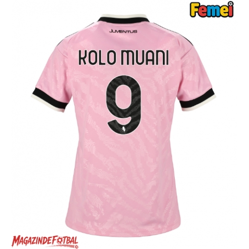 Juventus Randal Kolo Muani #9 Tricou Fotbal Replică 2026-27 Femei Deplasare Juventus Randal Kolo Muani #9 Tricou Fotbal Replică 2026-27 Femei Deplasare